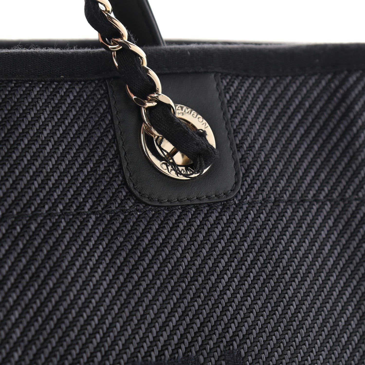 Chanel Mixed Fibers Small Deauville Tote Black 11 of 14