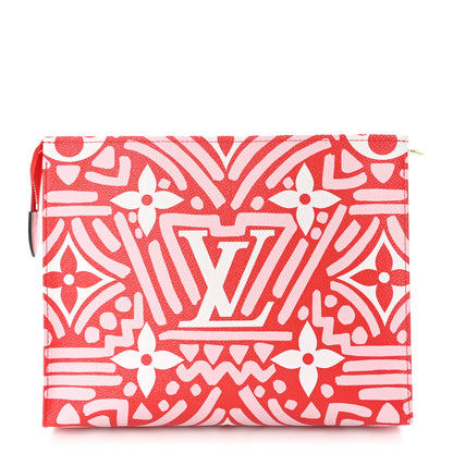 Louis Vuitton Monogram Giant Crafty Pochette Toiletry 26 Rouge Rose Creme 1 of 8