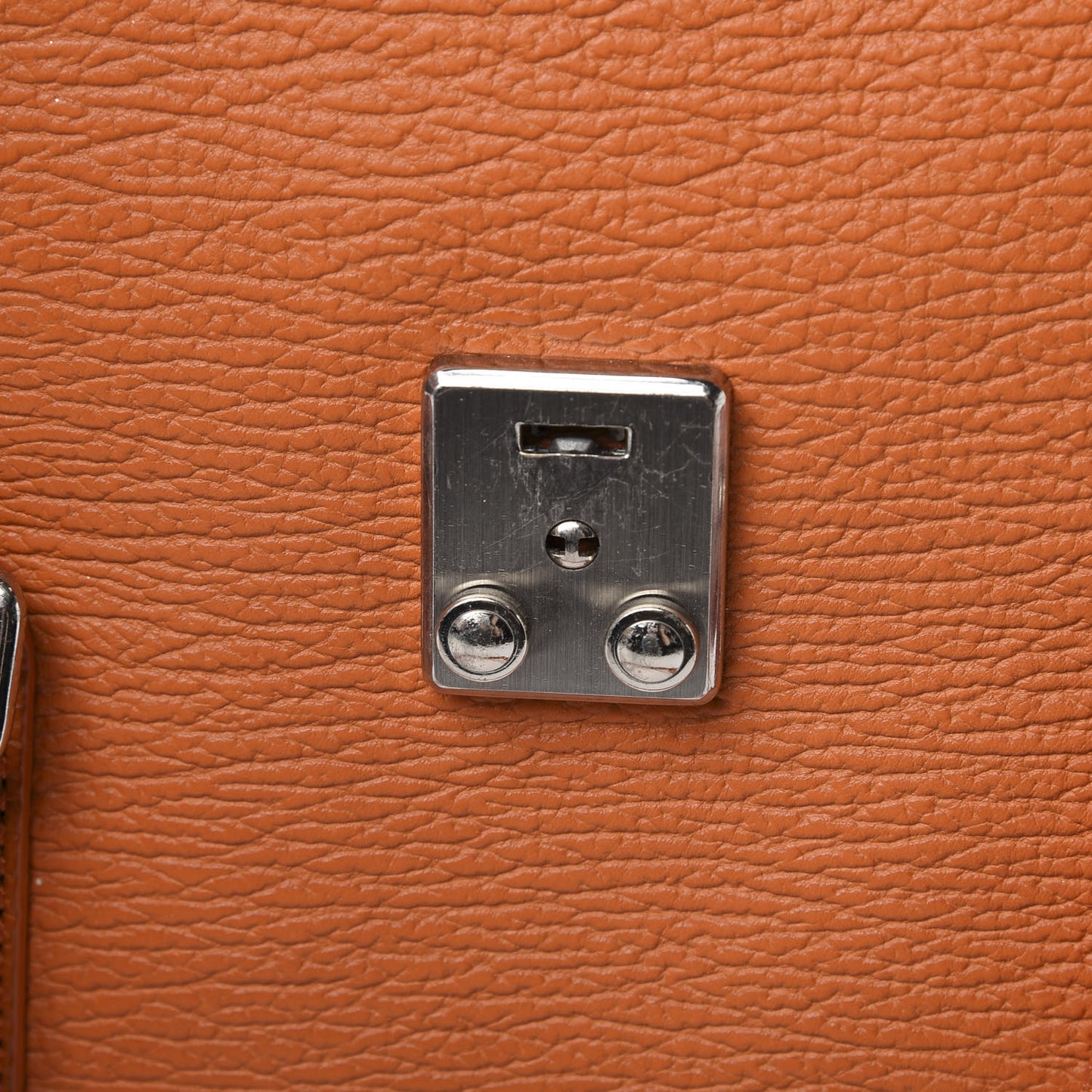 3.1 Textured Calfskin Large Pashli Satchel Mandarin