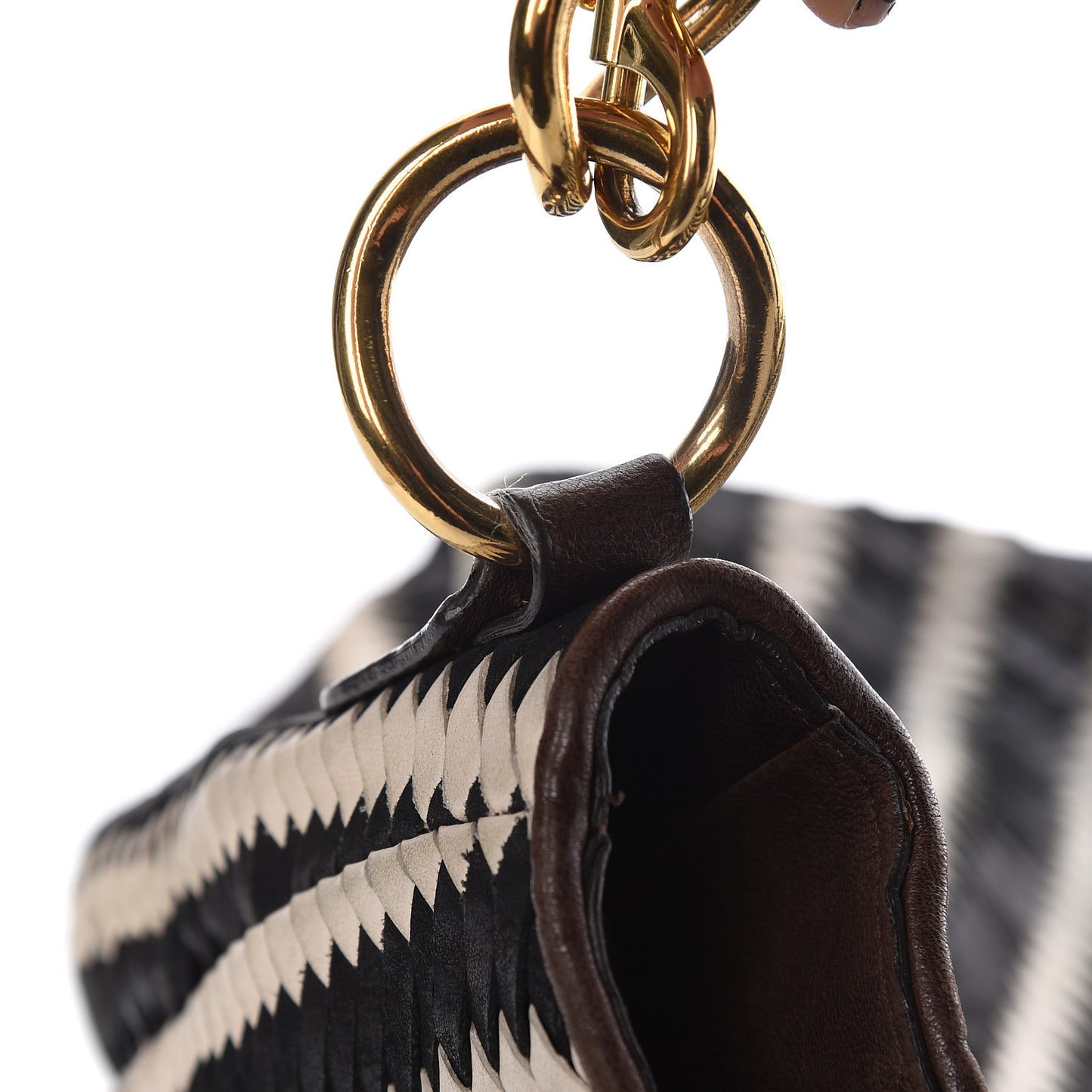 Nappa Intreccio Sacca Tote Cera Black