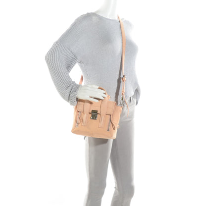 3.1 Phillip Lim 3.1 Perforated Calfskin Suede Mini Pashli Satchel Beige 4 of 11