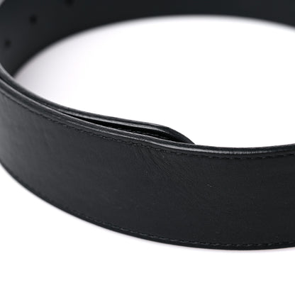 Gucci Calfskin Double G 40mm Belt 80 32 Black 6 of 7