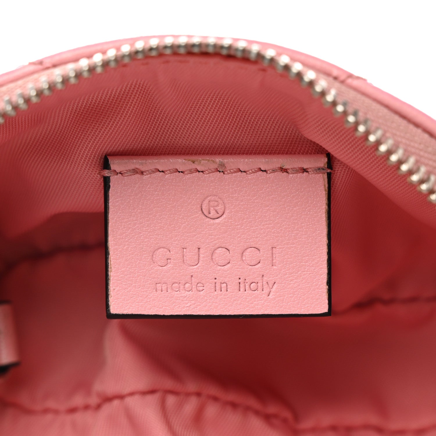 Gucci Calfskin Matelasse GG Marmont Key Pouch Wild Rose 6 of 10