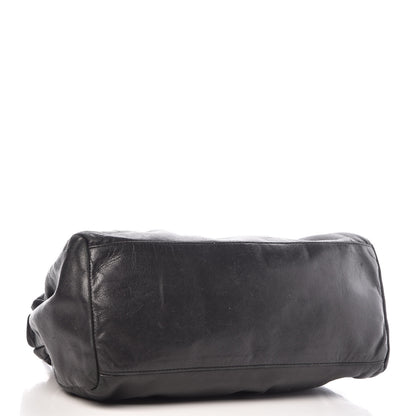 Prada Nappa Mini Bow Tote Black 4 of 12