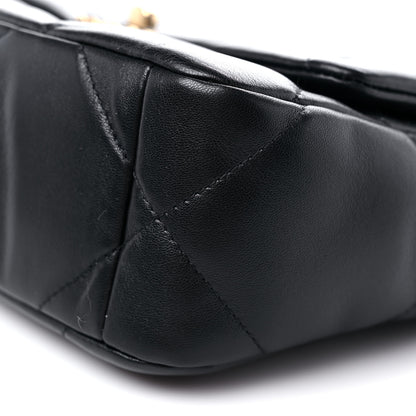 Chanel Lambskin Quilted Medium Chanel 19 Flap Black 9 of 11