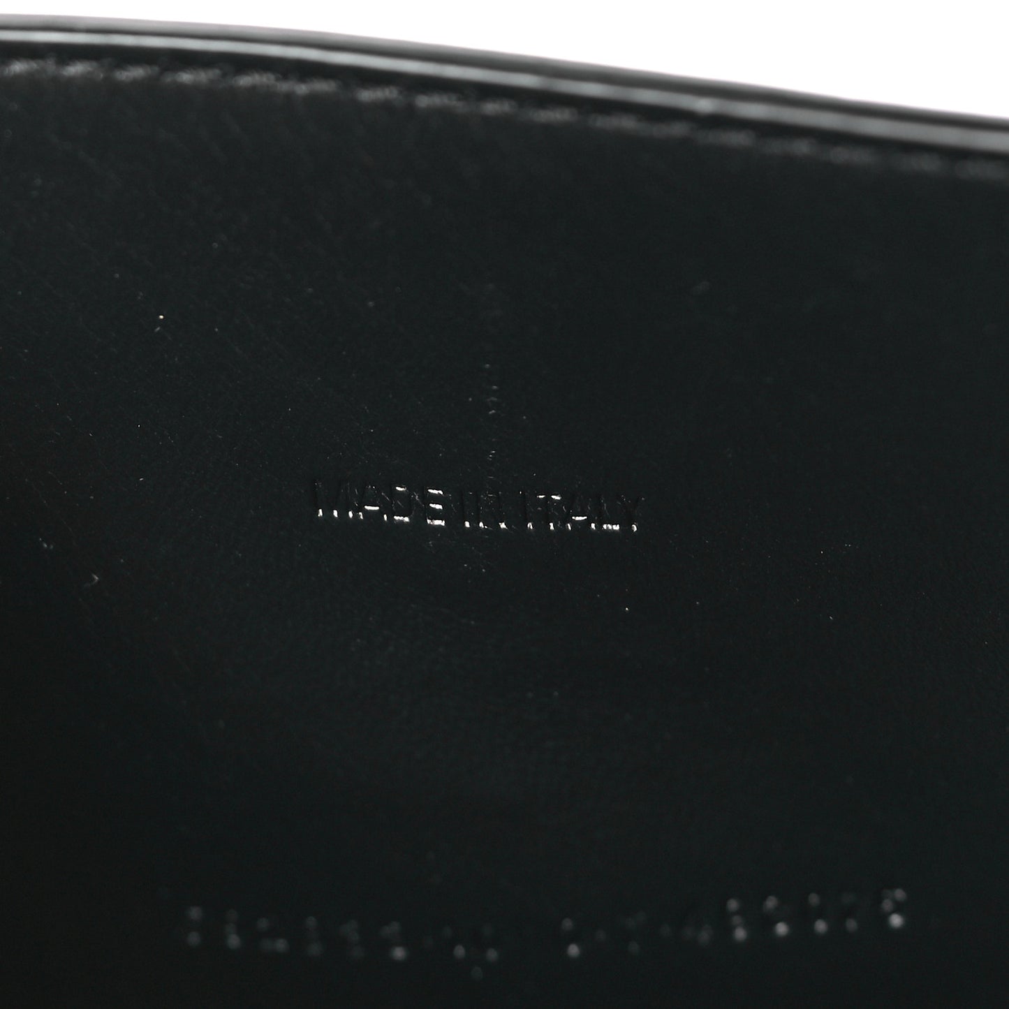 Grained Calfskin Hourglass Top Handle Bag XS Black