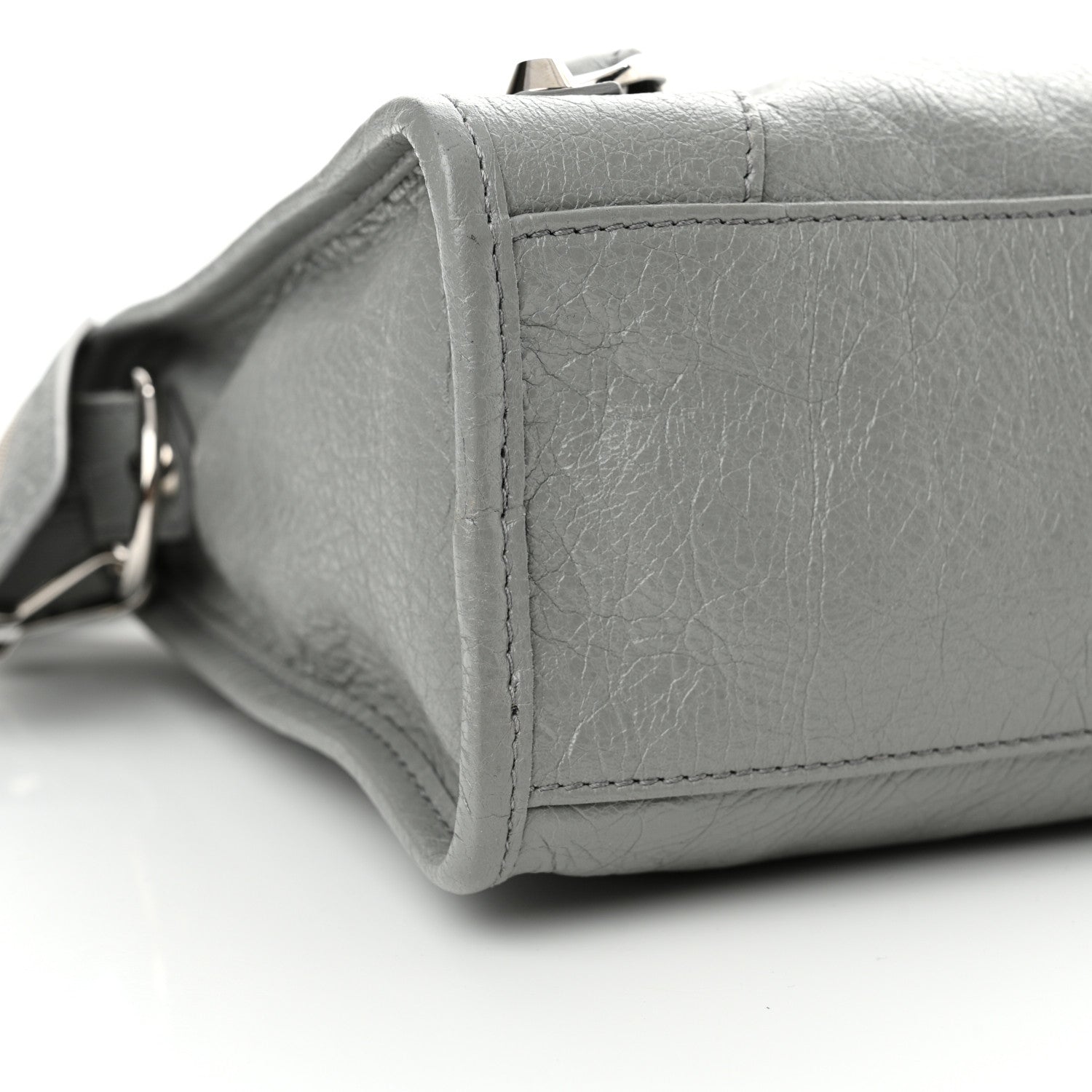 Balenciaga Agneau Classic Silver Hardware S City Gris Haussmannien 10 of 12