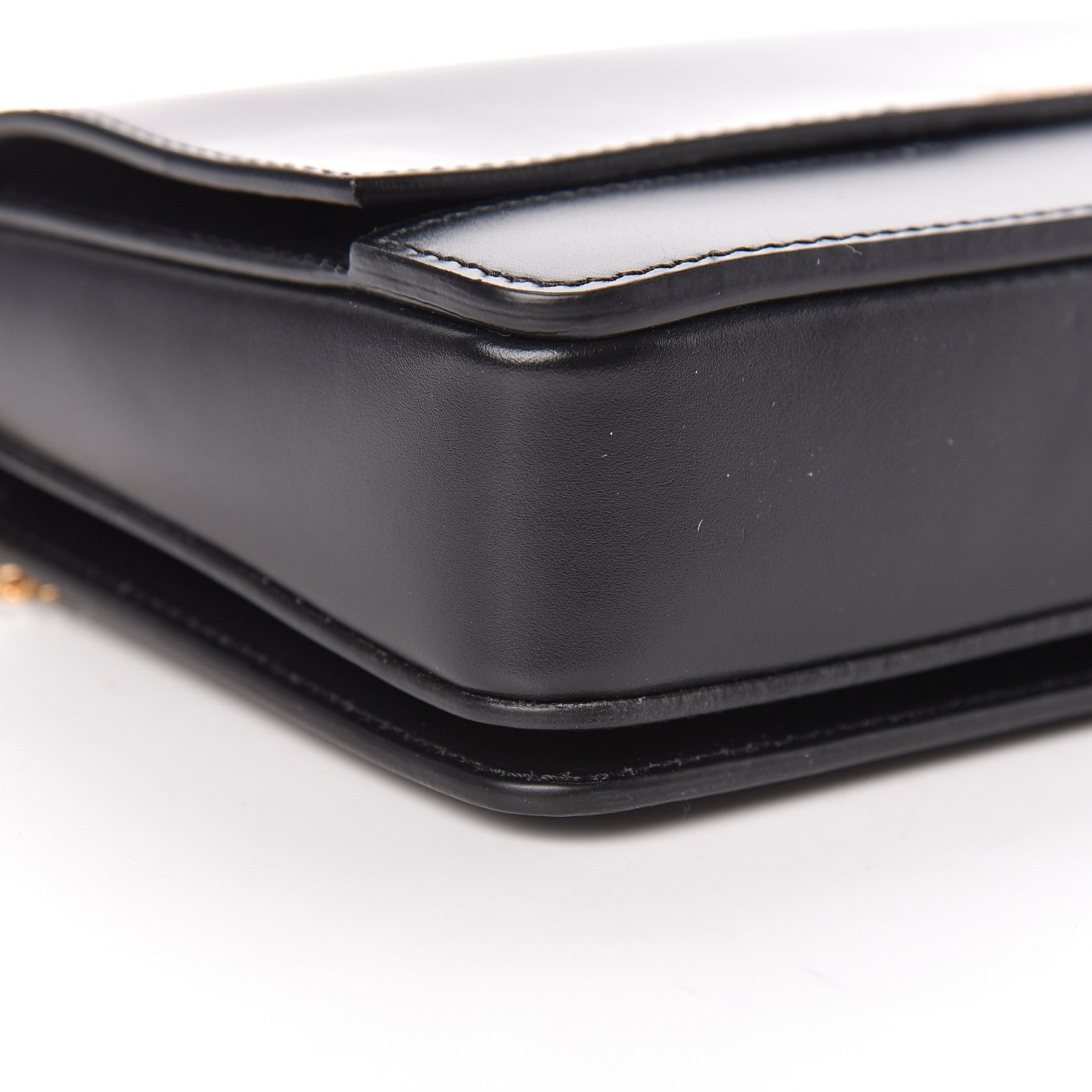 Burberry Calfskin Grace Chain Clutch Black 11 of 15