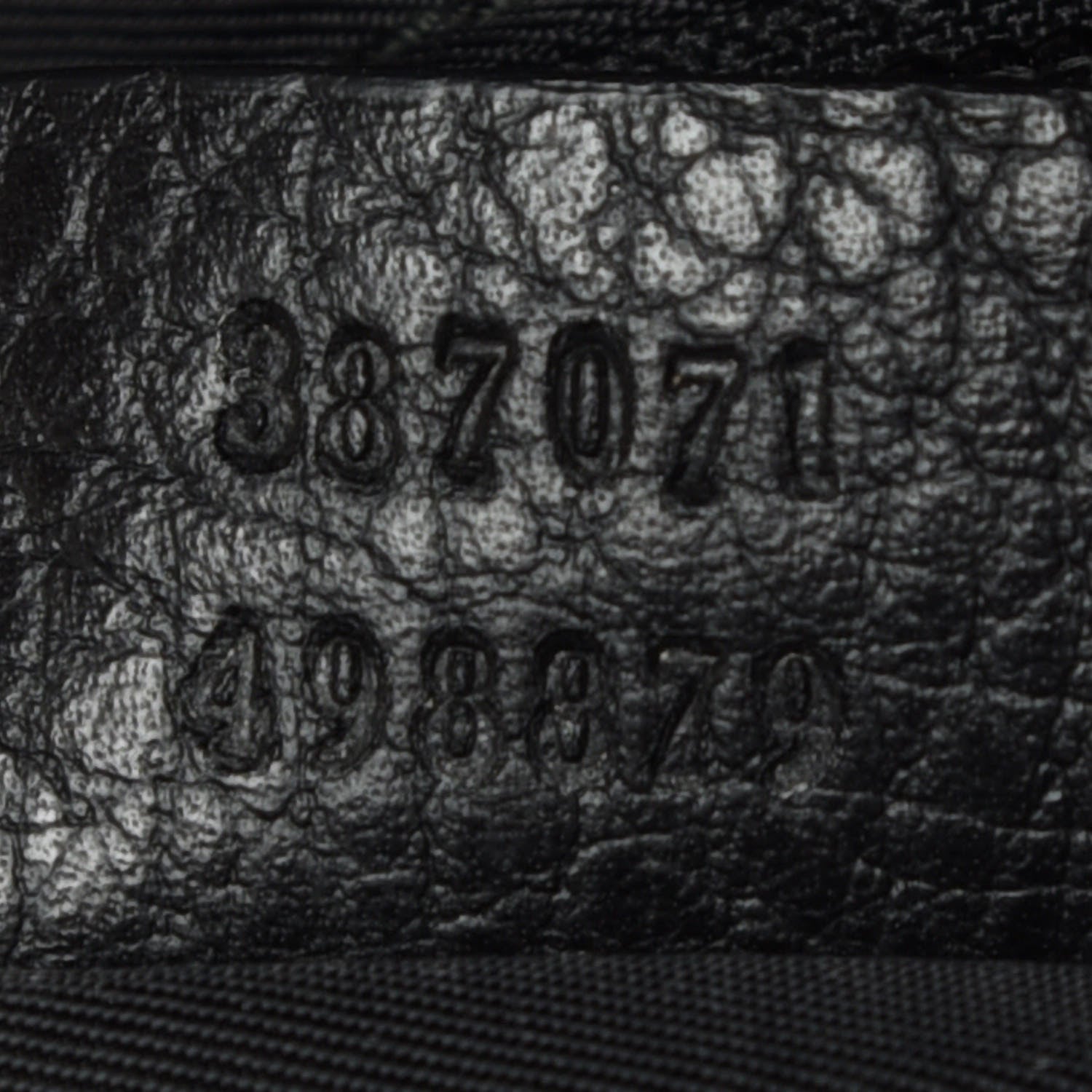 Gucci Nylon Monogram Medium Light Double Buckle Backpack Black 9 of 10