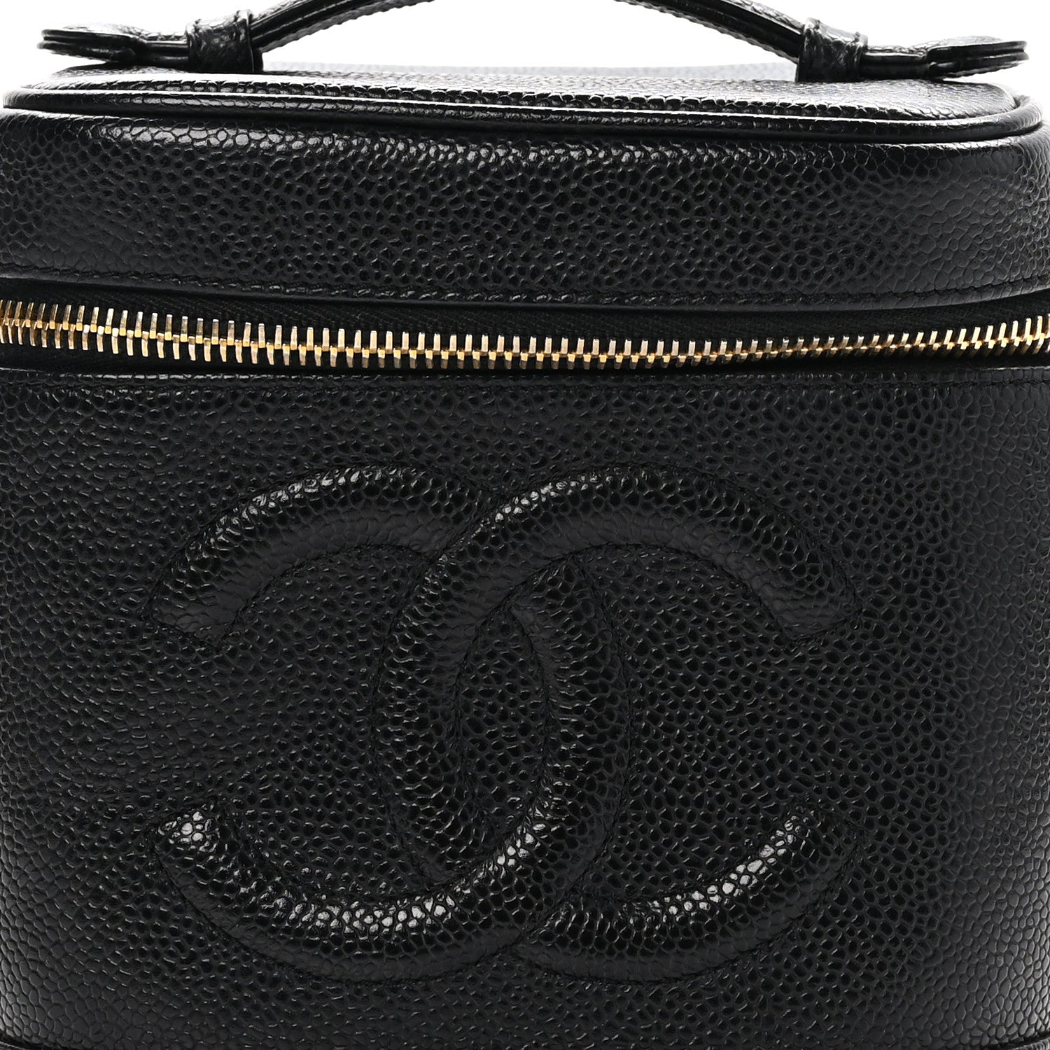 Chanel Caviar Vanity Cosmetic Case Black 5 of 13