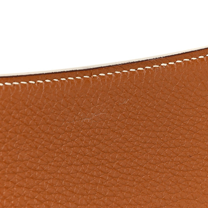 Hermes Taurillon Clemence Jypsiere 34 Gold 18 of 21