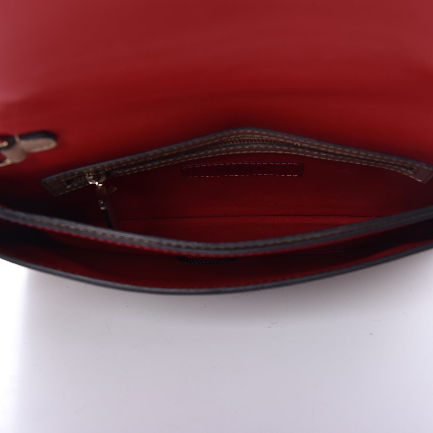 Nappa Rockstud Wristlet Clutch Alpaca