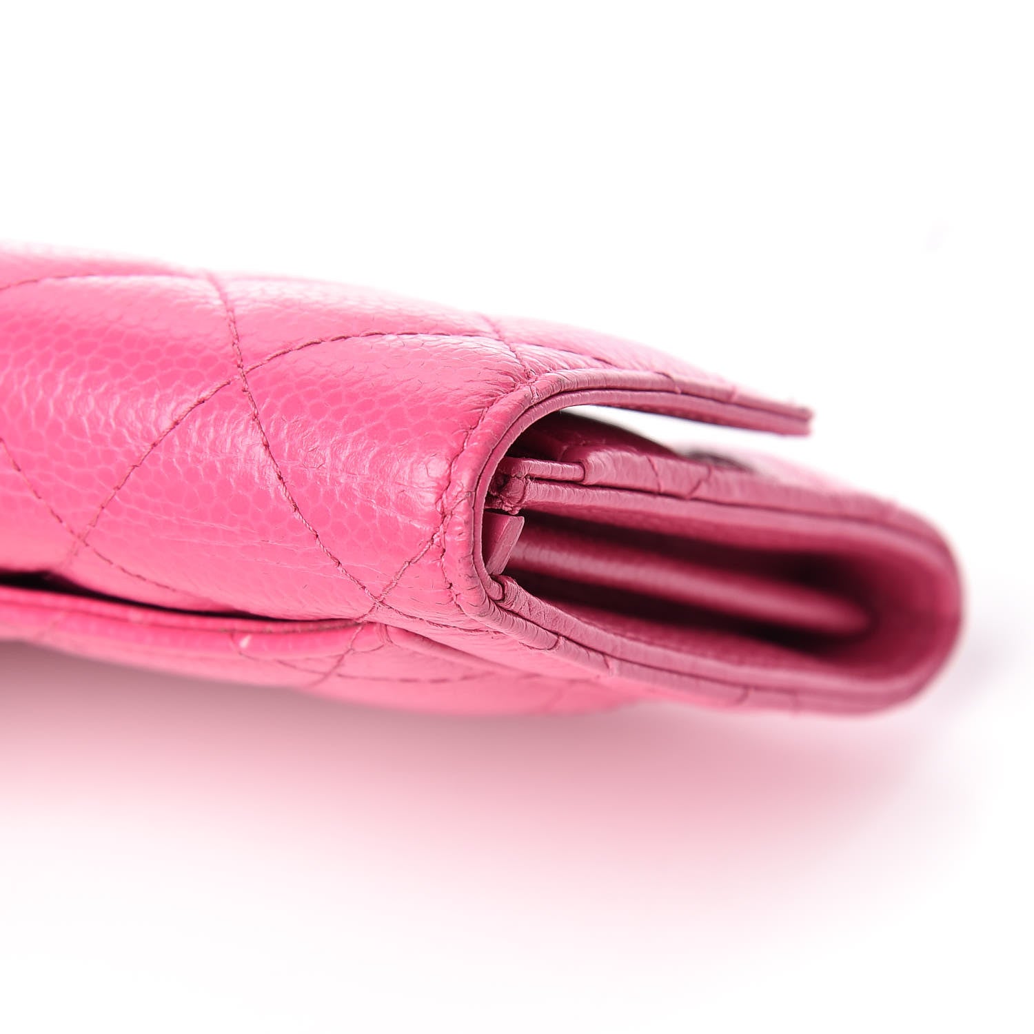Chanel Caviar Quilted Small Flap Wallet Pink 12 of 22