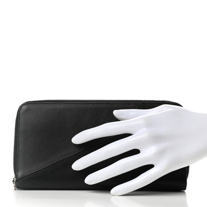 Loewe Calfskin Medium Puzzle Zip Around Wallet Black 2 of 7