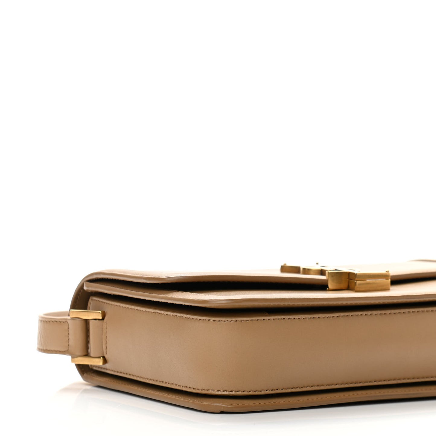Box Calfskin Monogram Medium Solferino Satchel Natural Tan