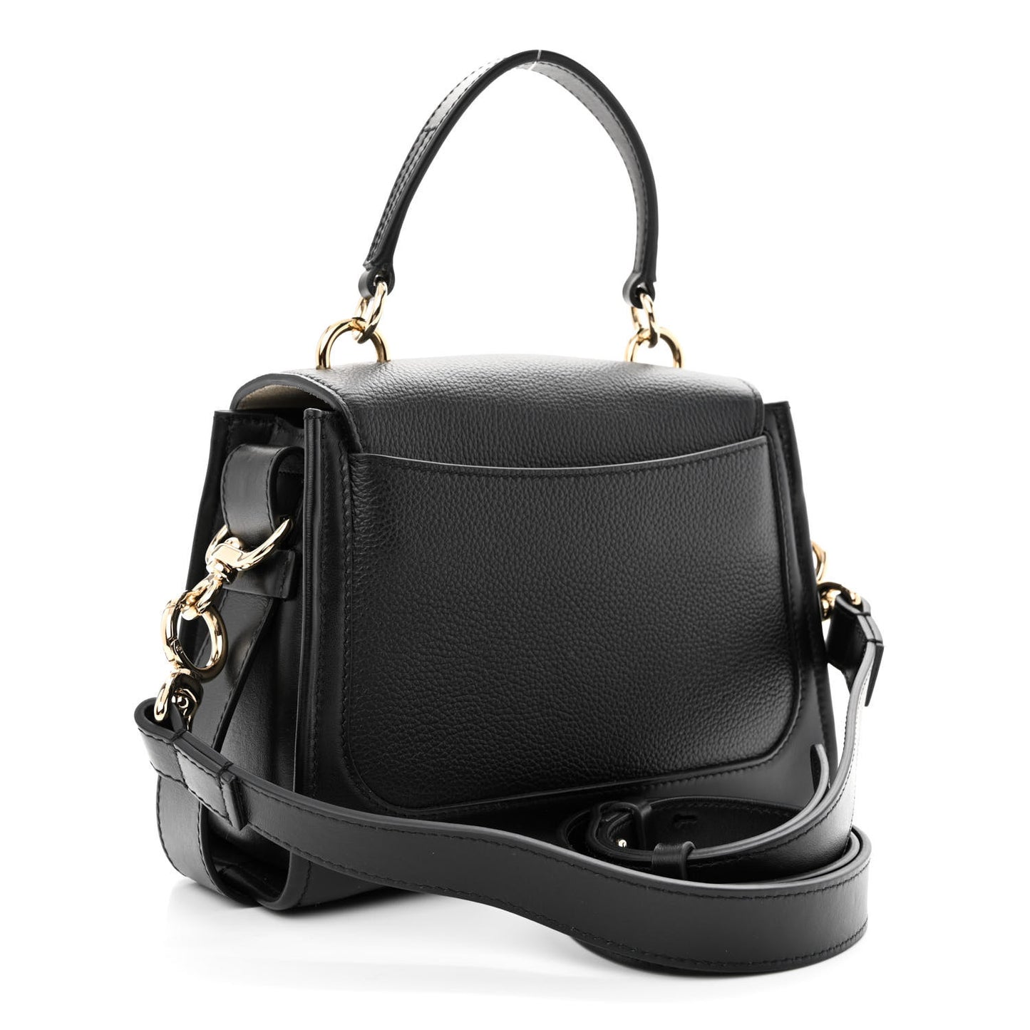 Calfskin Mini Tess Day Bag Black