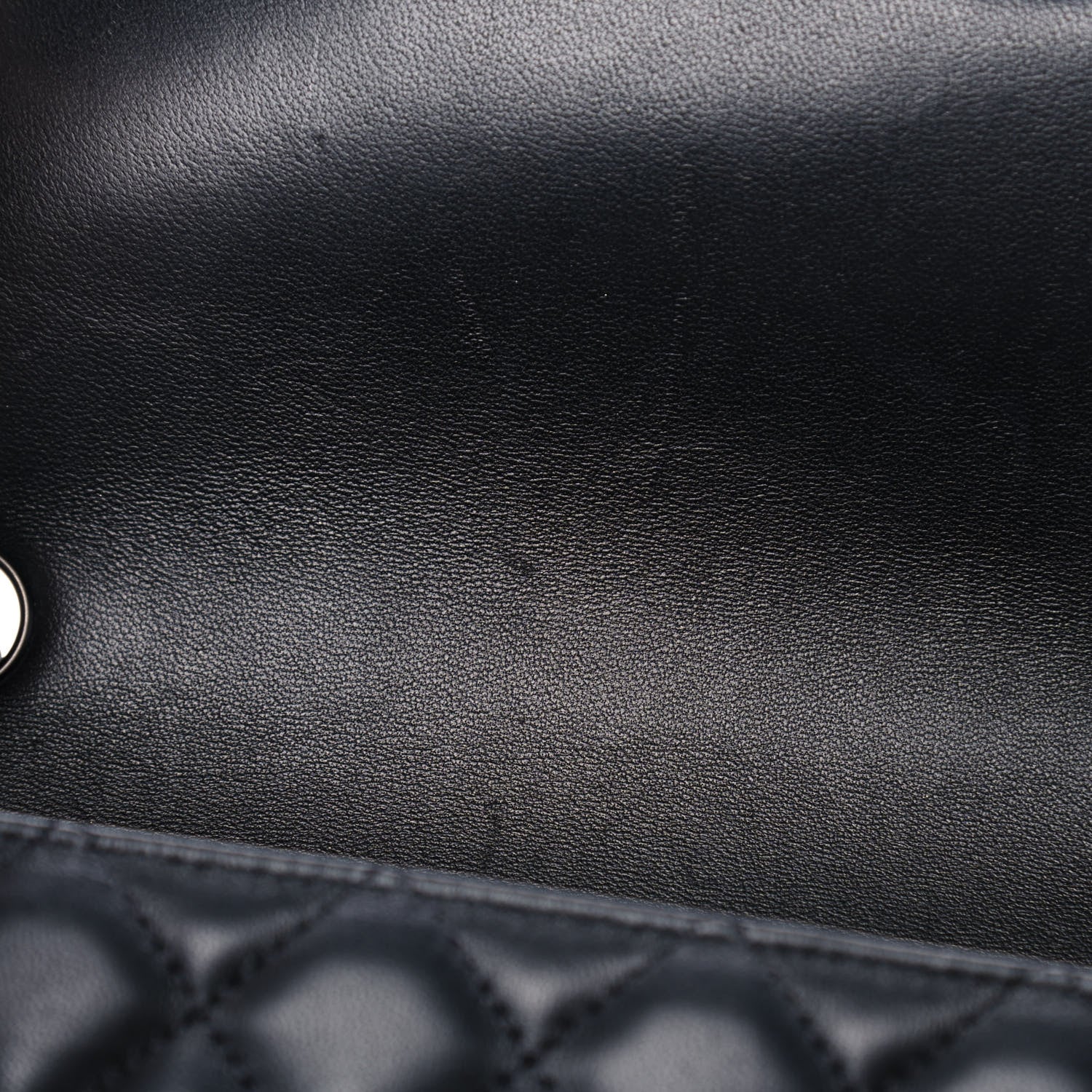 Chanel Lambskin Quilted Mini Rectangular Flap So Black 12 of 13