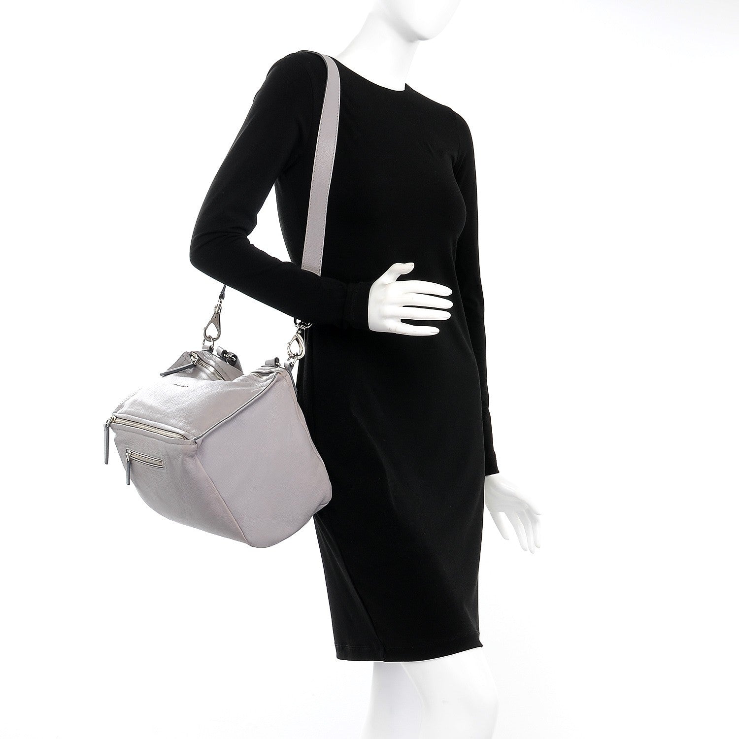 Givenchy Sugar Goatskin Medium Pandora Grey 2 of 17