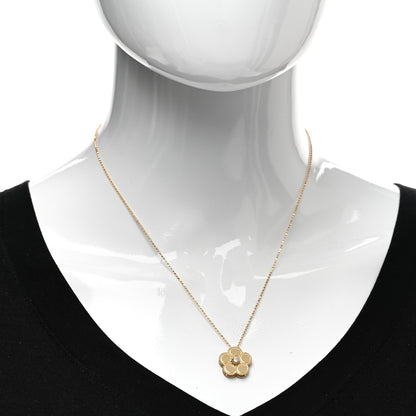Roberto Coin 18K Yellow Gold Diamond Daisy Pendant Necklace 2 of 5