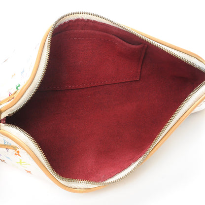 Louis Vuitton Monogram Multicolor Kate Clutch White 5 of 8