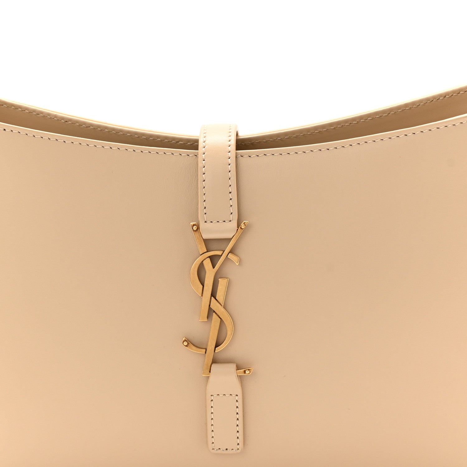 Saint Laurent Smooth Calfskin Le 5 A 7 Hobo Dark Beige 8 of 10