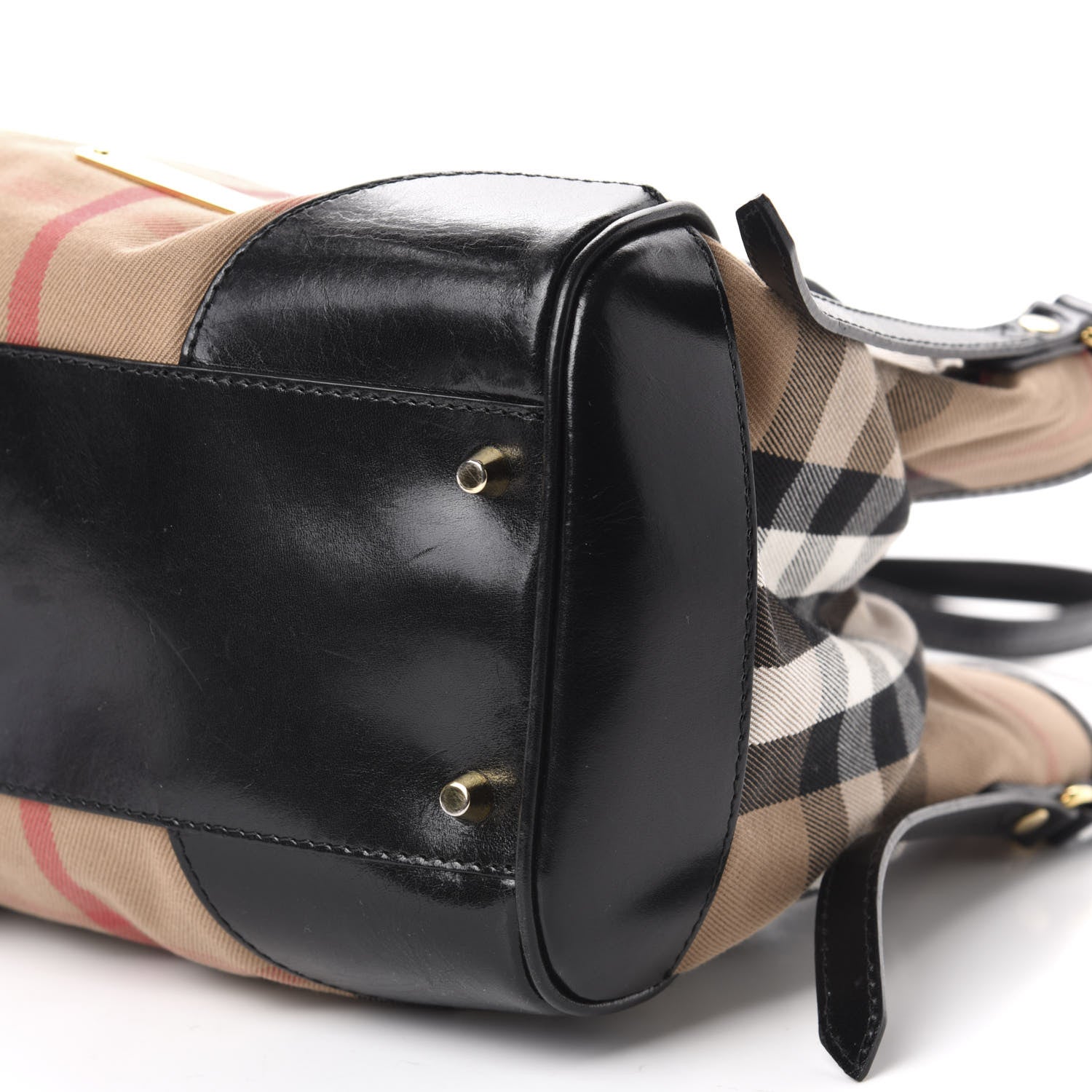 Burberry House Check Small Canterbury Tote Black 7 of 14