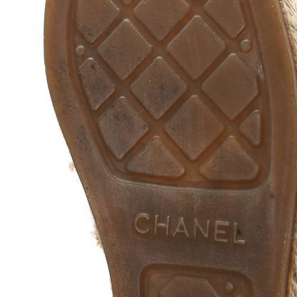 Chanel Denim CC Espadrilles 39 Blue Black 7 of 11
