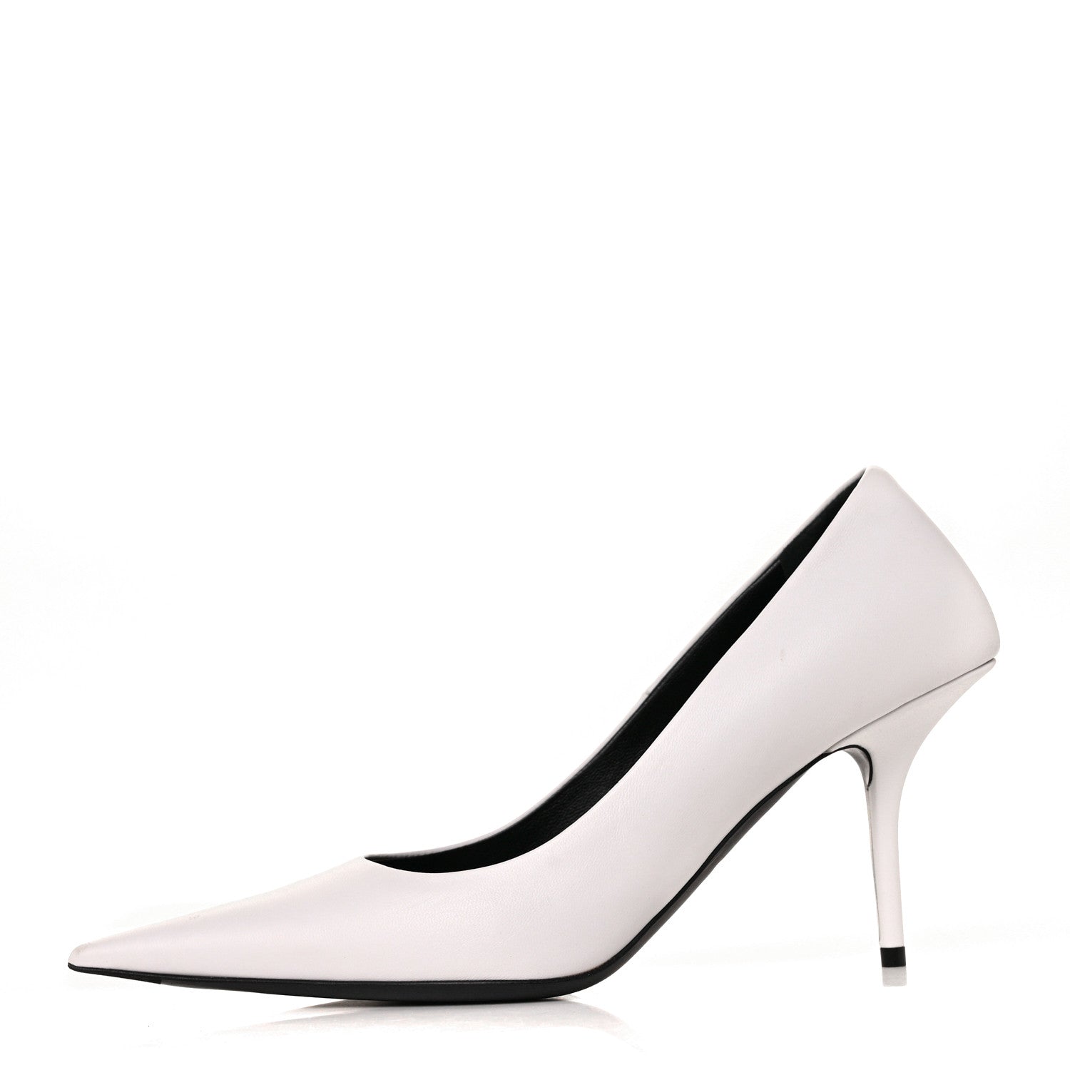 Balenciaga Soft Nappa Square Knife 80mm Pumps 39 White 1 of 8