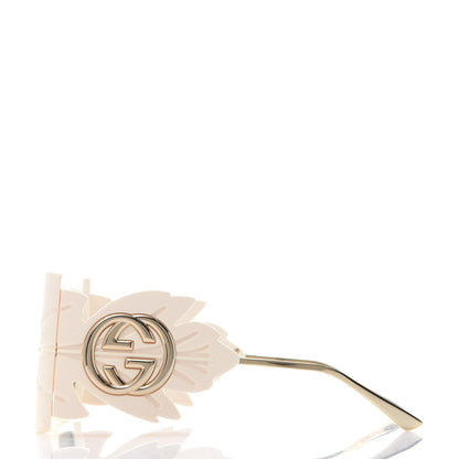 Gucci Acetate Square Frame Wing Sunglasses GG0535S Ivory 3 of 8