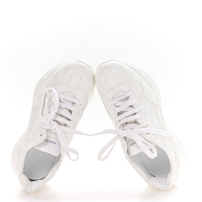 Gucci GG Supreme Monogram Womens Rhyton Sneakers 35.5 White 3 of 9