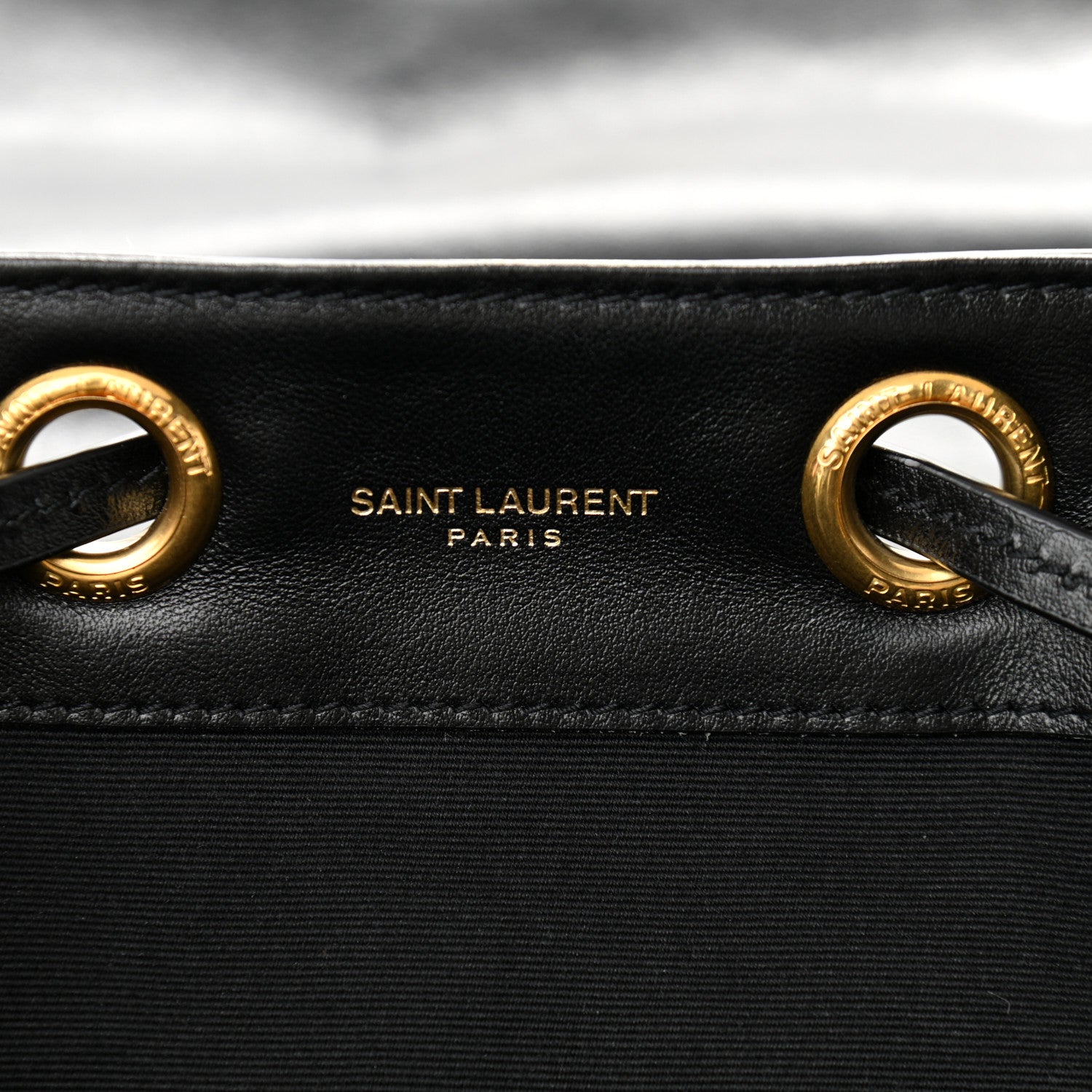 Saint Laurent Velvet Matelasse Vicky Backpack Black 6 of 14