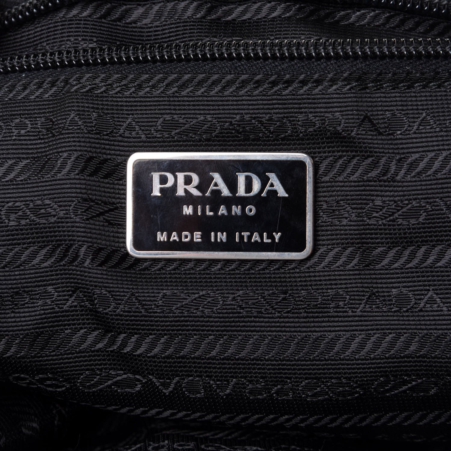 Prada Nylon Vela Medium Backpack Black 6 of 10