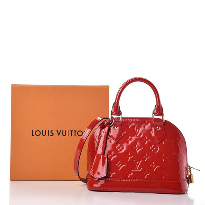 Louis Vuitton Vernis Alma BB Cherry 12 of 12