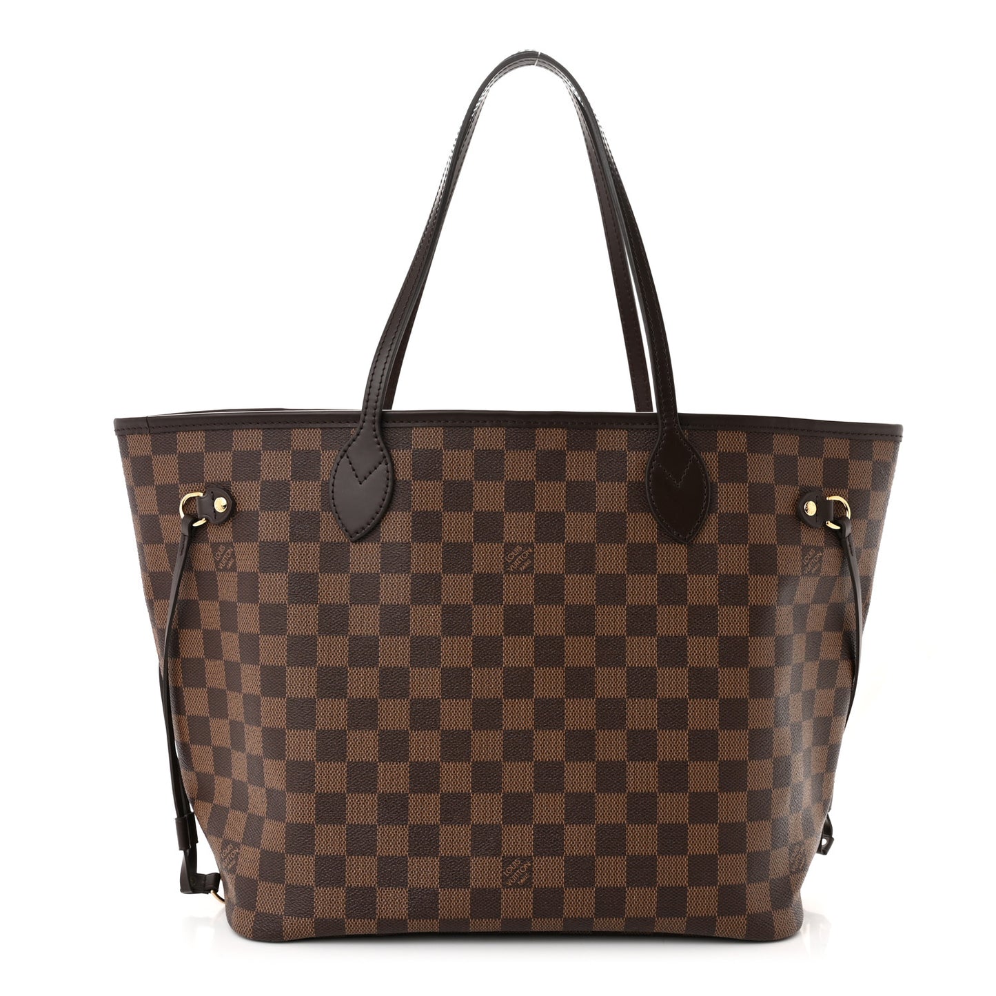 Damier Ebene Neo Neverfull MM Rose Ballerine