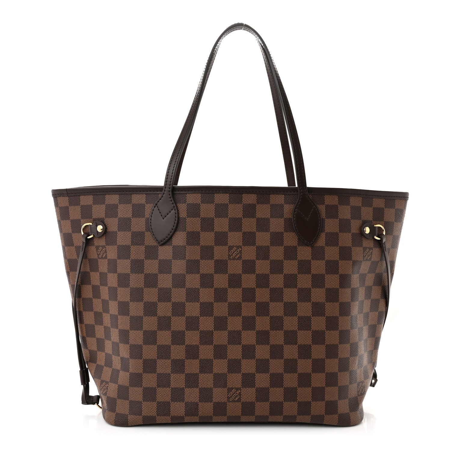 Louis Vuitton Damier Ebene Neo Neverfull MM Rose Ballerine 3 of 10