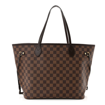 Louis Vuitton Damier Ebene Neo Neverfull MM Rose Ballerine 3 of 10