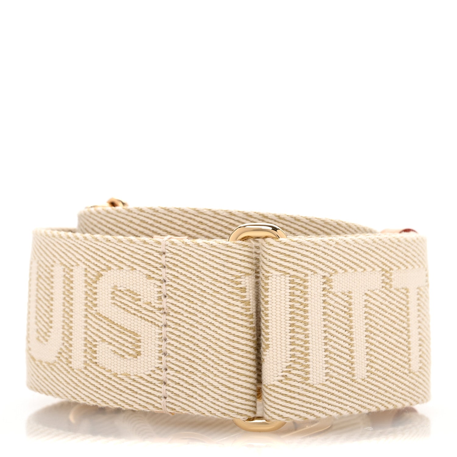 Louis Vuitton Jacquard High Rise Shoulder Strap Beige 2 of 4