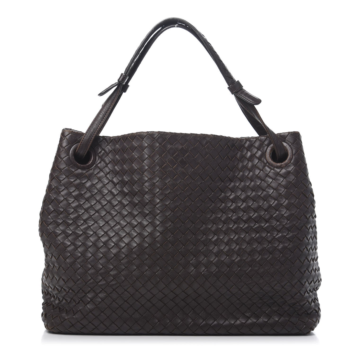 Bottega Veneta Nappa Intrecciato Medium Garda Bag Ebano 1 of 14