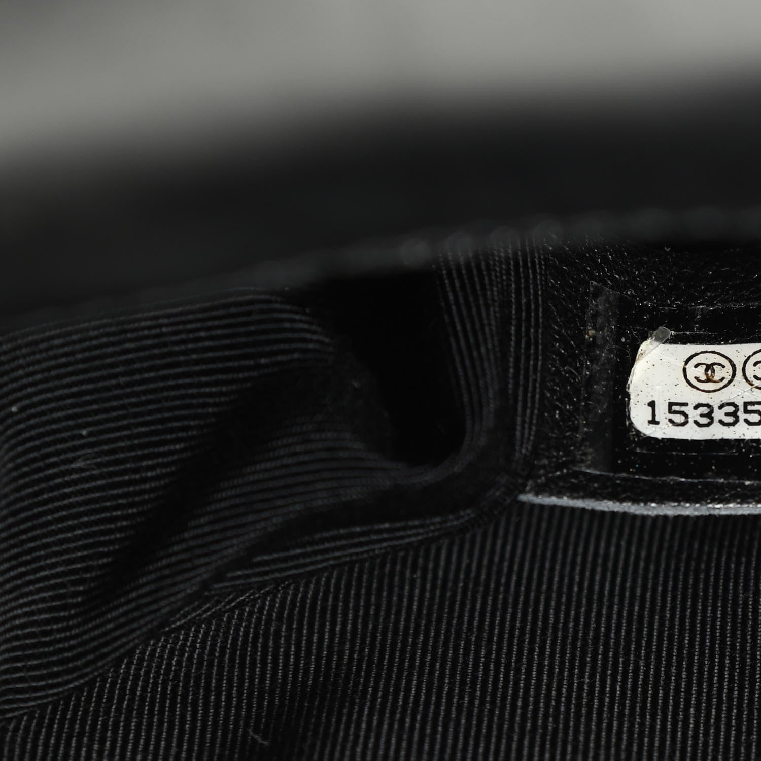 Chanel Glazed Calfskin Jumbo Boy Clutch Black 7 of 7