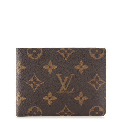 Louis Vuitton Monogram Mens Porte-Billets 3 Card Billfold Wallet 1 of 8