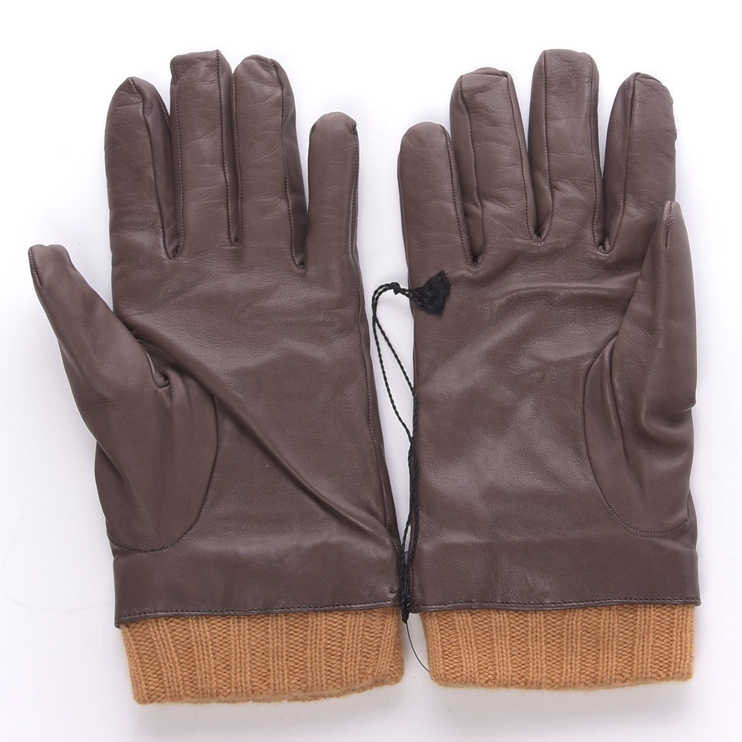 Nappa Cashmere Neo Tiger Gloves 9 Brown
