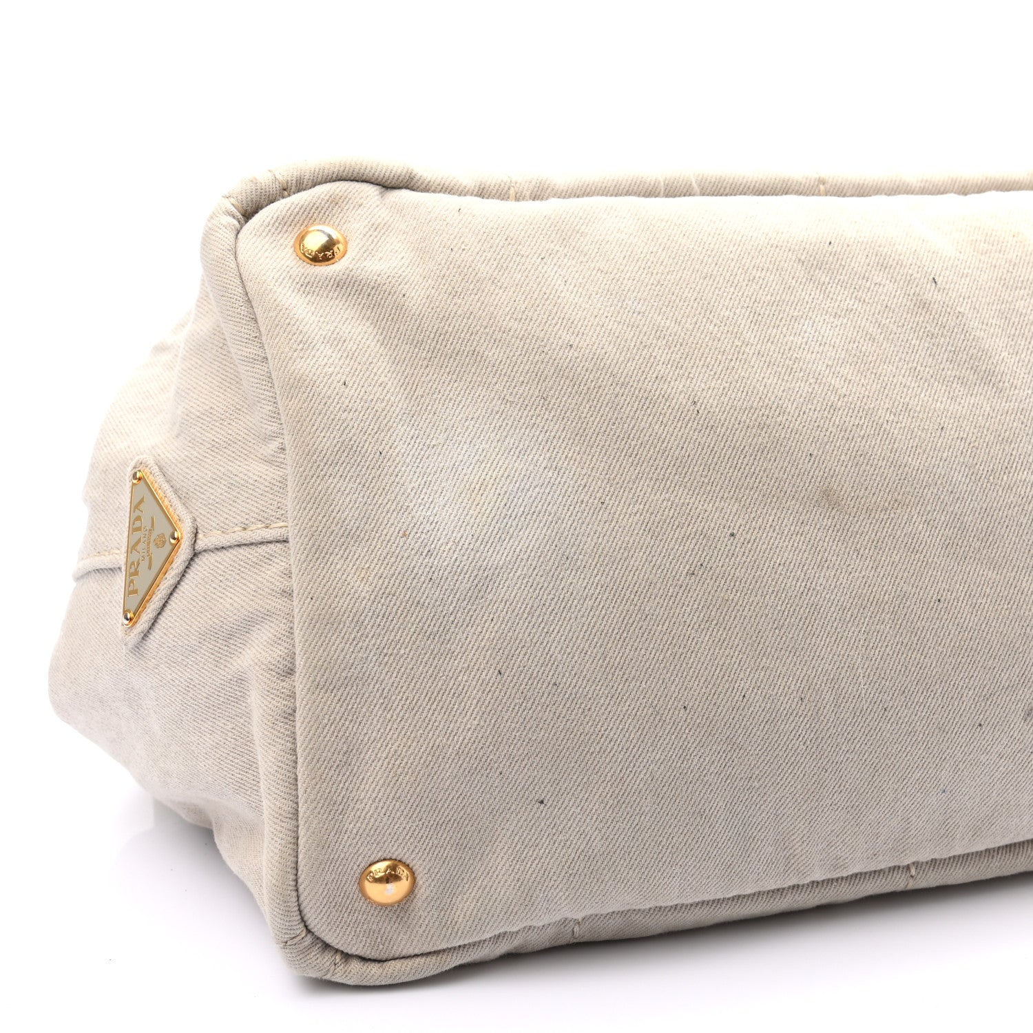 Prada Canapa Logo Shopping Tote Naturale 9 of 11