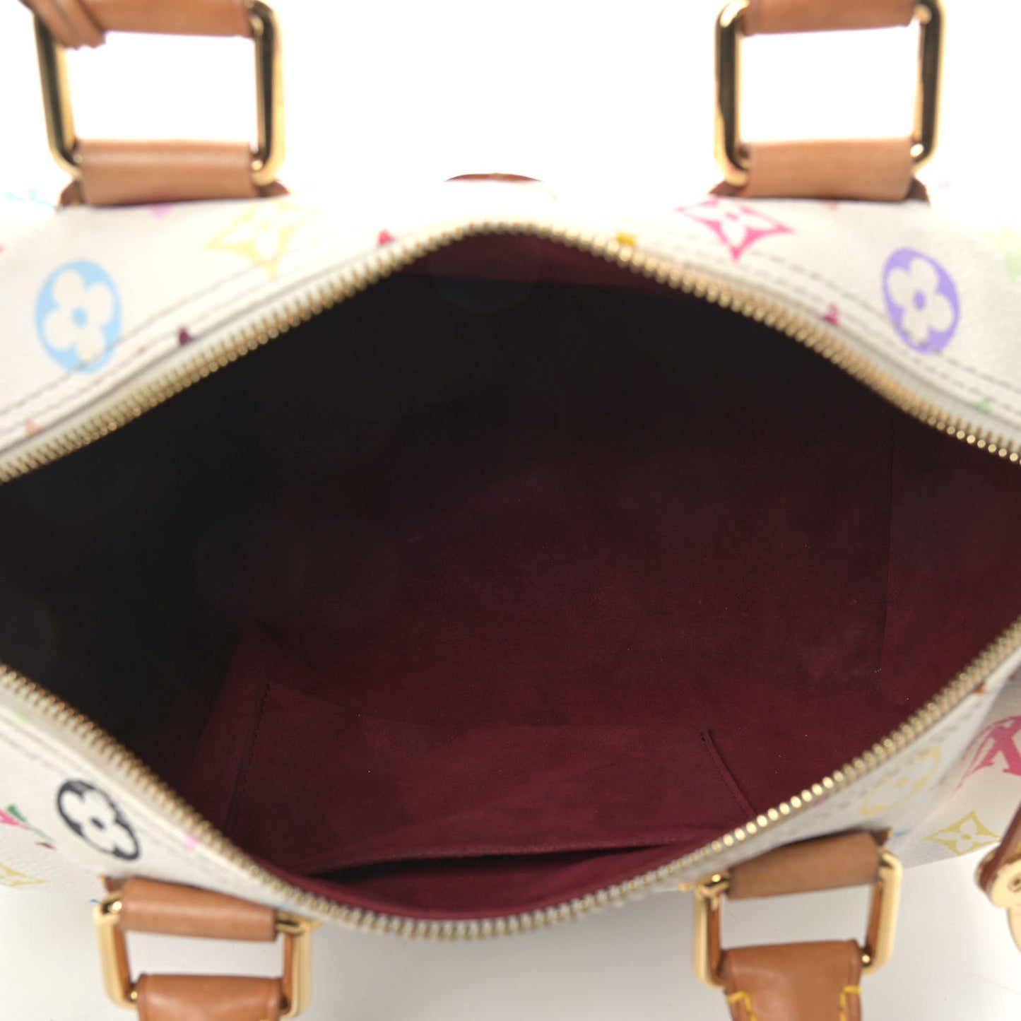 Monogram Multicolor Speedy 30 White
