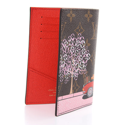 Louis Vuitton Monogram 2019 Christmas Animation Passport Cover Rouge 3 of 7