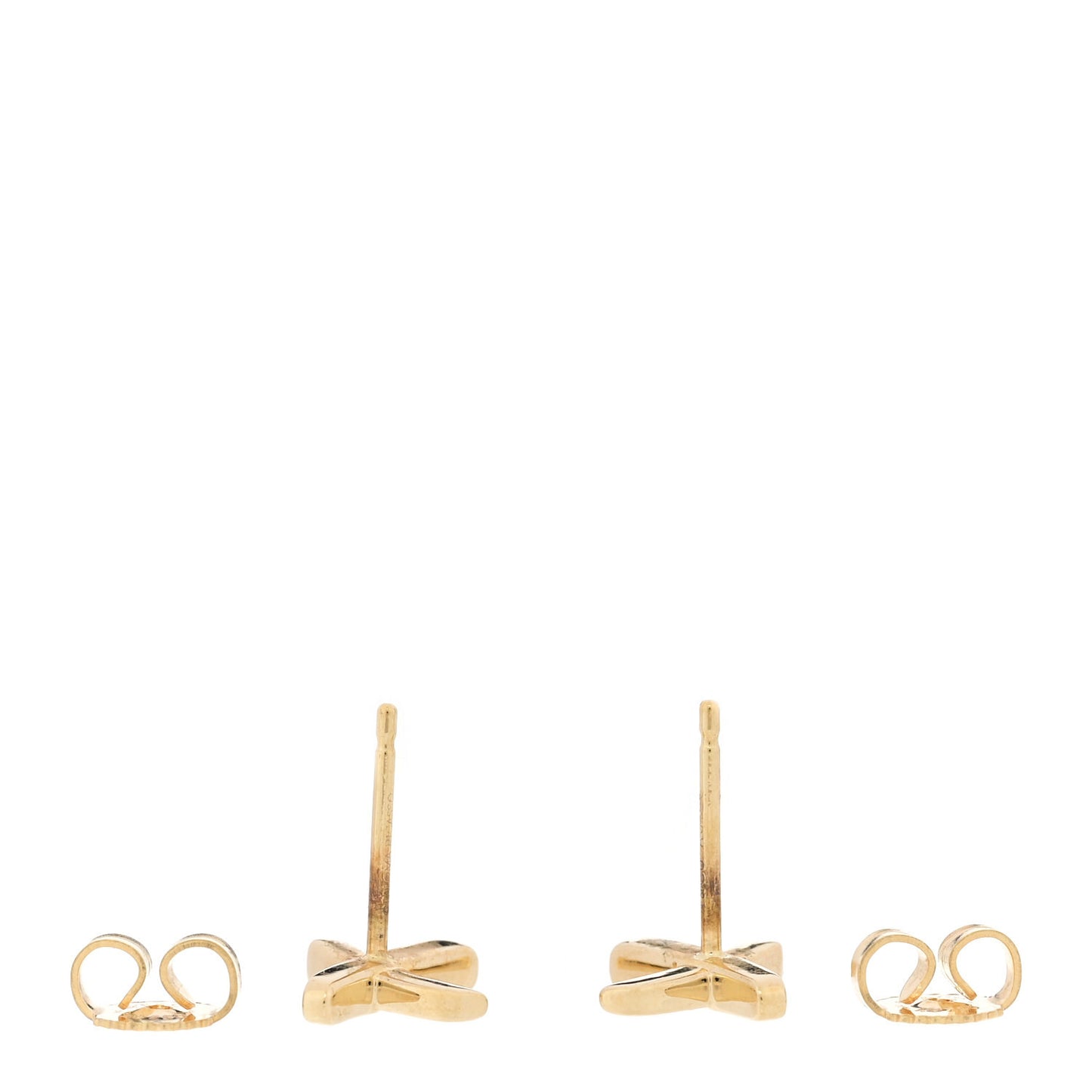 18K Yellow Gold Mini Paloma's Graffiti X Earrings