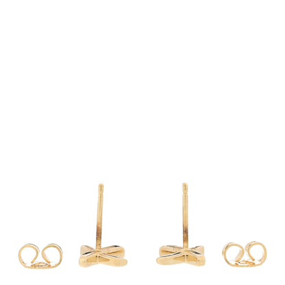 Tiffany 18K Yellow Gold Mini Paloma's Graffiti X Earrings 3 of 4