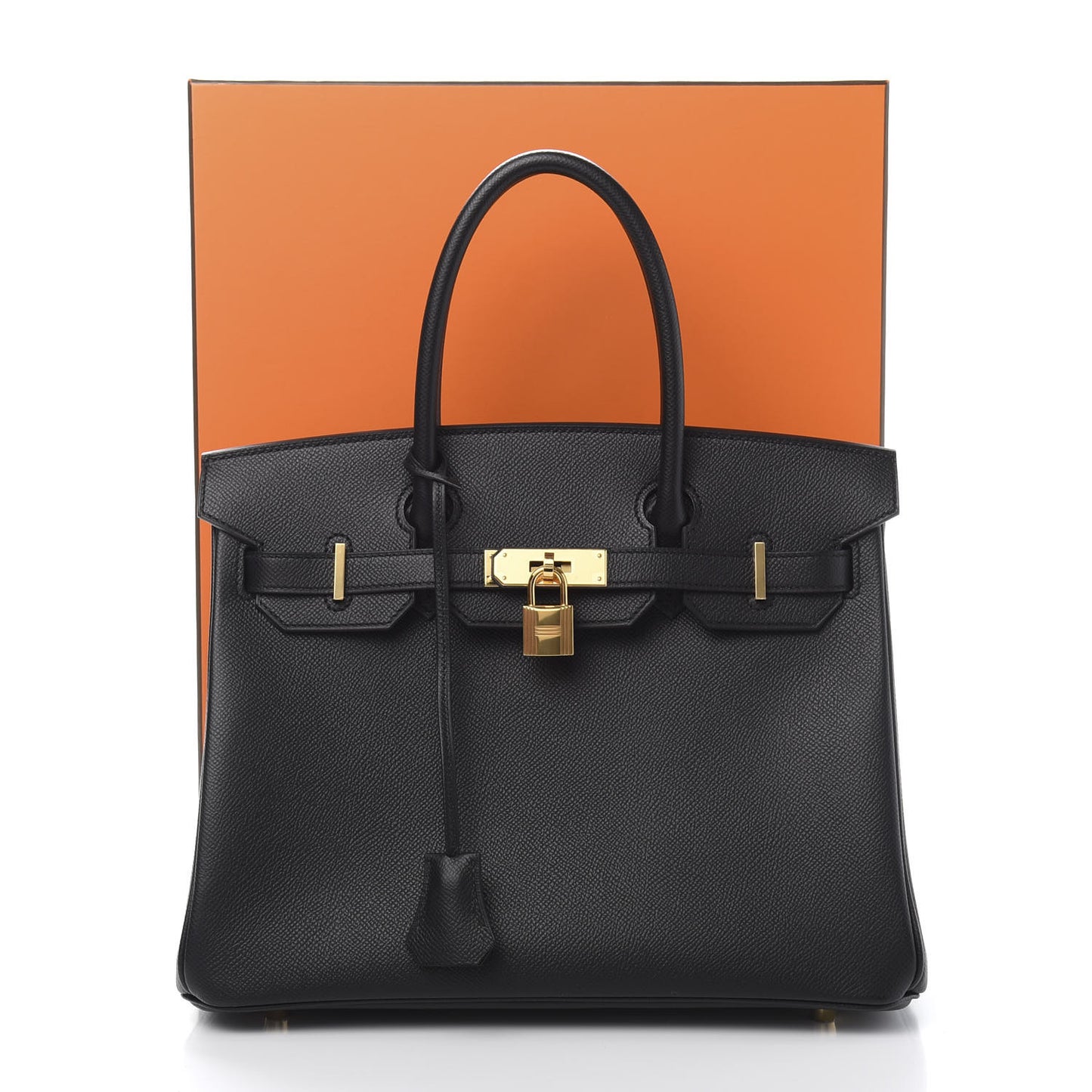 Epsom Birkin 30 Black