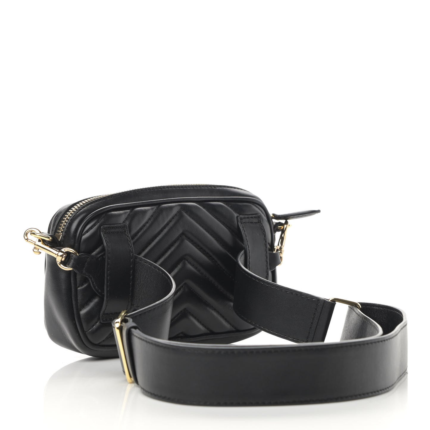 Eco Alter Nappa Star Patch Belt Bag Black