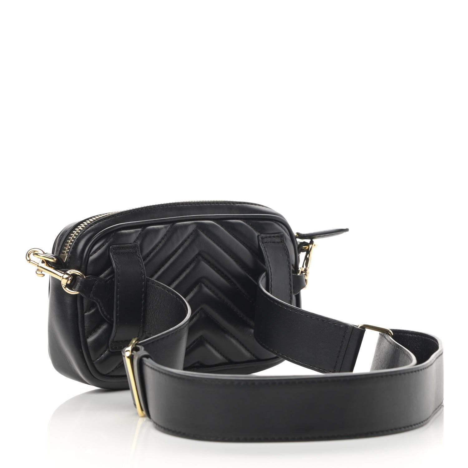 Stella McCartney Eco Alter Nappa Star Patch Belt Bag Black 2 of 9