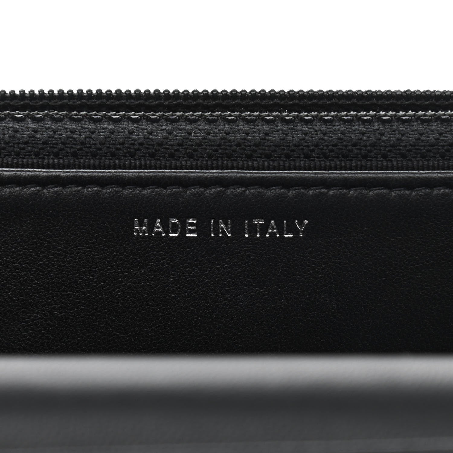 Chanel Lambskin Chevron Quilted Wallet On Chain WOC So Black 7 of 14